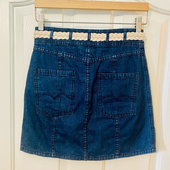 EUC Spell & the Gypsy Collective Indigo Blue Boulevard Denim Skirt - Picture 9 of 14